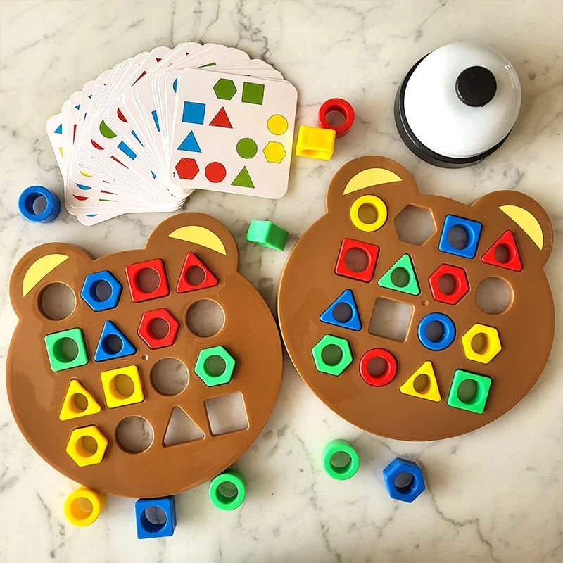 Jeu de Correspondance de Formes Montessori