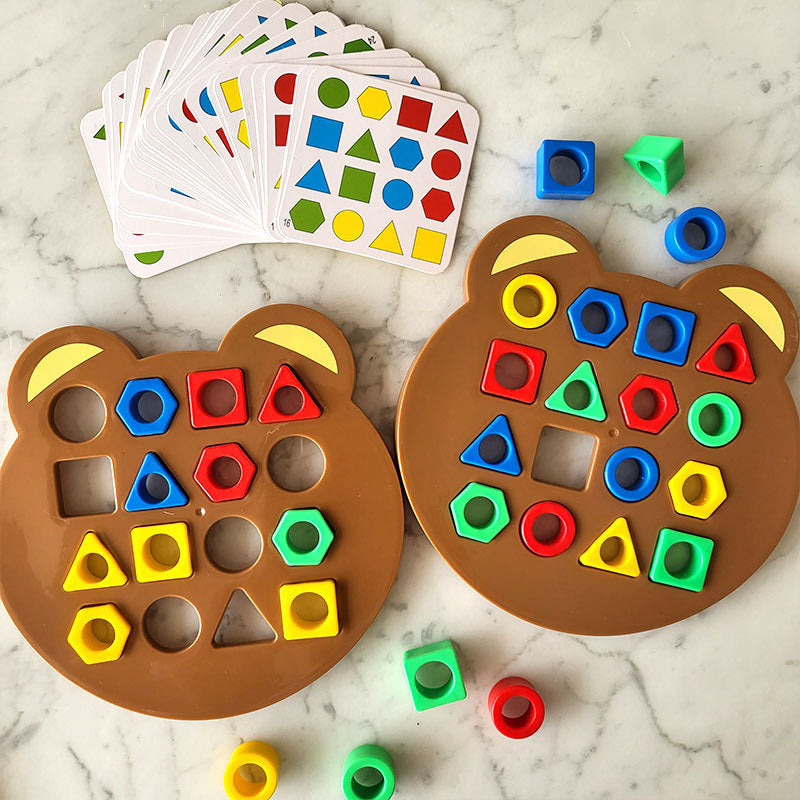Jeu de Correspondance de Formes Montessori
